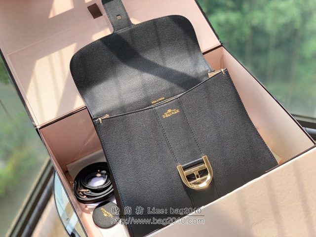 DELVAUX女包 Brillant系列手袋 進口牛皮 德爾沃女手提包 手拎包 Dv0028黑色 Delvaux女單肩包  fcs1358